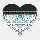 Search for teal damask stickers Black