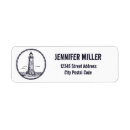 Search for lighthouses return address labels Seascape