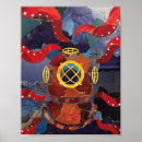 Search for dive helmet posters Octopus