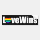 Search for love wins bumper stickers Pride