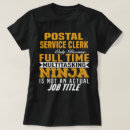 Search for postal clerk tshirts Profession