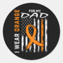 Search for orange awareness ribbon stickers Flag