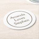 Search for engagement coasters Brown