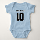 Search for baseball baby clothes Number