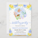 Search for underwater animals invitations Sea turtle