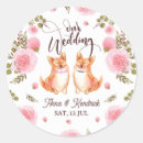 Search for animal wedding stickers Floral