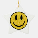 Search for smiling christmas tree decorations Yellow
