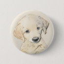 Search for golden retriever badges Portrait