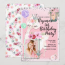 Search for llama birthday invitations Floral