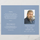 Search for memorial card templates programmes Modern