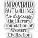 Search for selective stickers Introvert