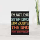 Search for step dad cards Stepped up