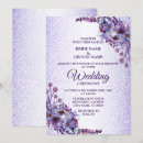 Search for purple glitter wedding invitations Pink