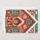 Search for vintage candy cane christmas cards Gingerbread
