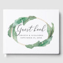 Search for greenery wedding guest books Foliage