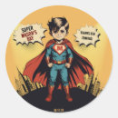 Search for super hero birthday party stickers Cartoon