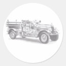 Search for firetruck stickers Vintage