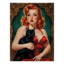 Search for vintage redhead posters Pinup