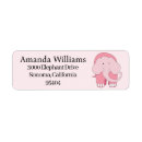 Search for cute sweet return address labels Elephant