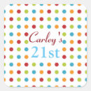 Search for multi colour stickers Pattern