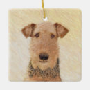 Search for airedale christmas tree decorations Puppy