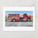 Search for fire engine postcards Red