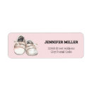 Search for baby shoe return address labels Cute