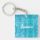 Search for glass mosaic key rings Blue