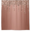 Search for rose copper gold shower curtains Girly