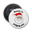 Search for funny bottle openers Santa