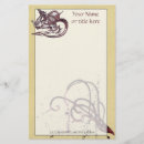 Search for dragon stationery paper Watercolor