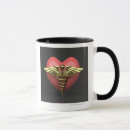 Search for medical caduceus mugs Red