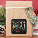 Search for 50s retro stickers Santa