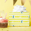 Search for animation wrapping paper Robot chicken