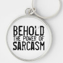 Search for sarcasm key rings Funny