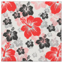 Search for hawaiian print fabric White