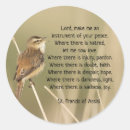 Search for st francis of assisi stickers Prayer