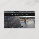 Search for solar panel business business cards Installer