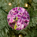 Search for lilac flower christmas tree decorations Purple