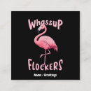 Search for pink flamingo business cards Fun