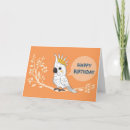 Search for cockatoo birthday cards Parrot