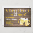 Search for country 21st birthday invitations Cheers to 21 years