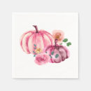 Search for pink pumpkin napkins Whimsical