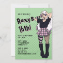 Search for cartoon birthday invitations Green