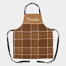 Search for vintage rustic aprons Tartan
