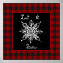 Search for let it snow art Red