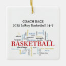 Search for basketball coach christmas tree decorations Sports