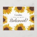 Search for sunflower bridesmaid cards Modern