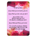 Search for inspirational poem magnets For her