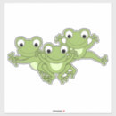 Search for cartoon frogs stickers Cute